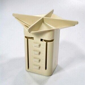 MMF Industries USA Coin Sorter Counter 4 Tube Tender Tray Beige Vintage Analog